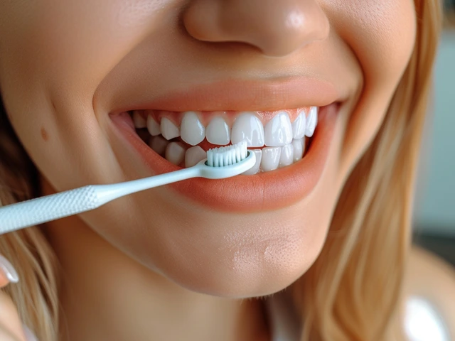 Co je černá tečka na zubů?