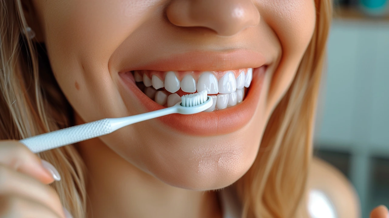 Co je černá tečka na zubů?
